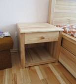 Dvigulė medinė miegamojo lova. Medis uosis (ML11)