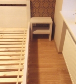 Dvigulė medinė miegamojo lova. Medis balintas uosis (ML22)