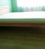 Dvigulė medinė miegamojo lova. Medis uosis (ML14)