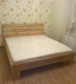 Dvigulė medinė miegamojo lova. Medis uosis (ML24)