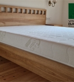 Dvigulė medinė miegamojo lova. Medis uosis (ML75) 